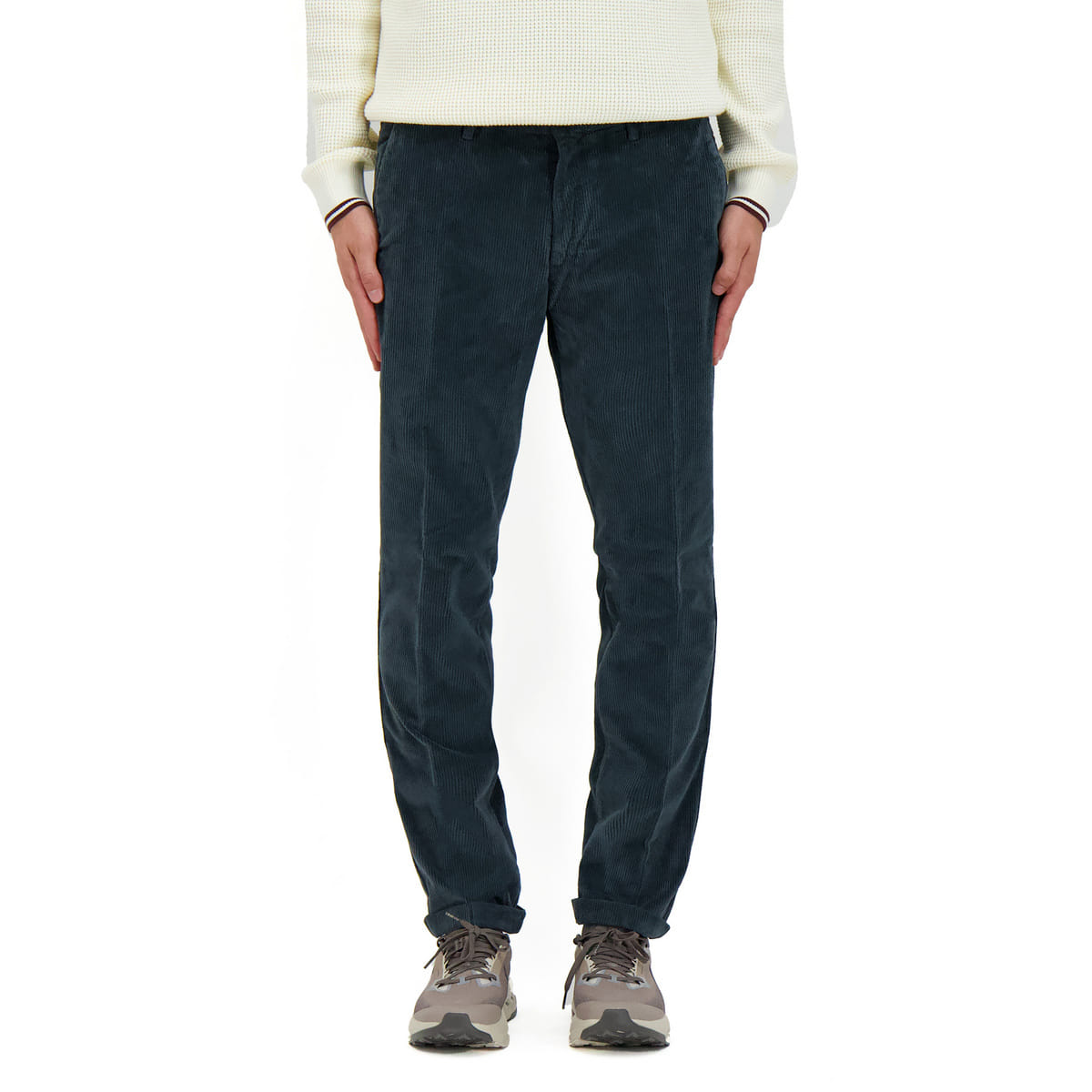 PANTALONE CHINO IN VELLUTO 750 RIGHE LENNY