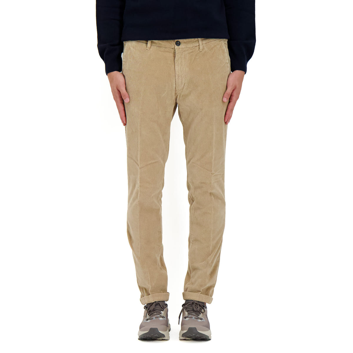 PANTALONE CHINO IN VELLUTO 750 RIGHE LENNY