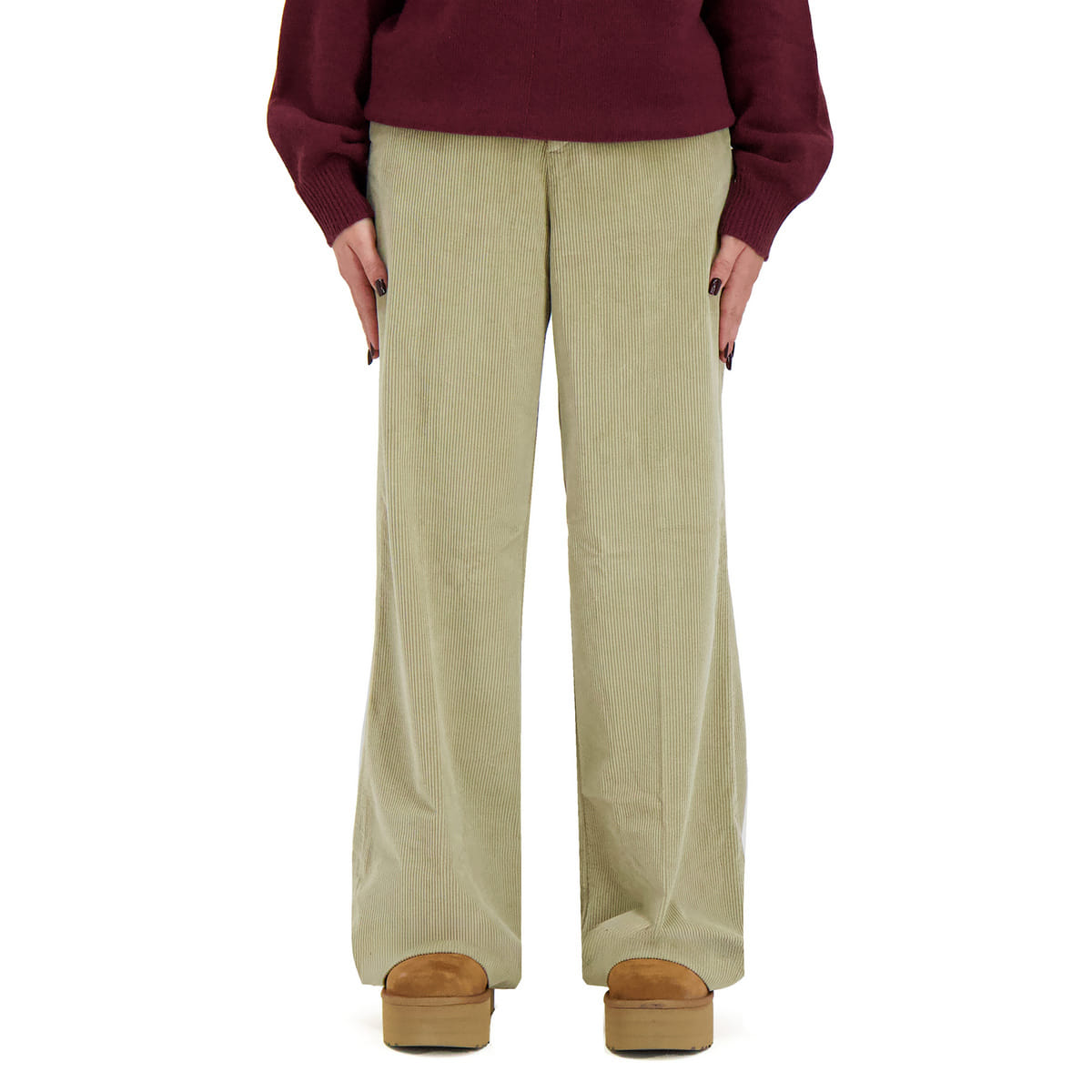 PANTALONE FLARE TESSUTO ROCCIA LUISA DONNA