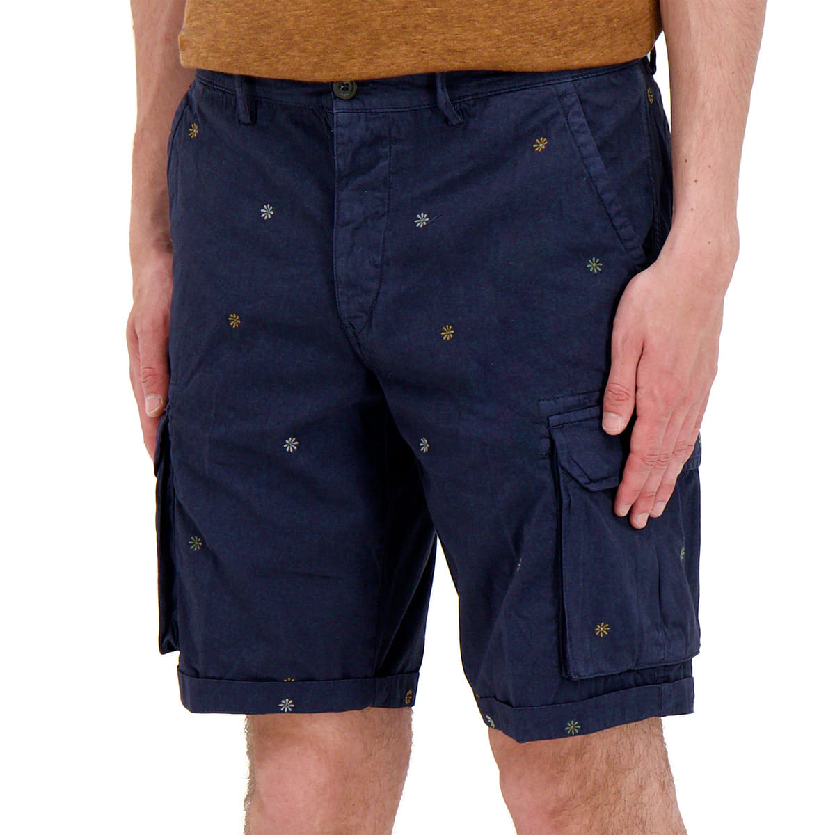BERMUDA CARGO NICK CON RICAMI