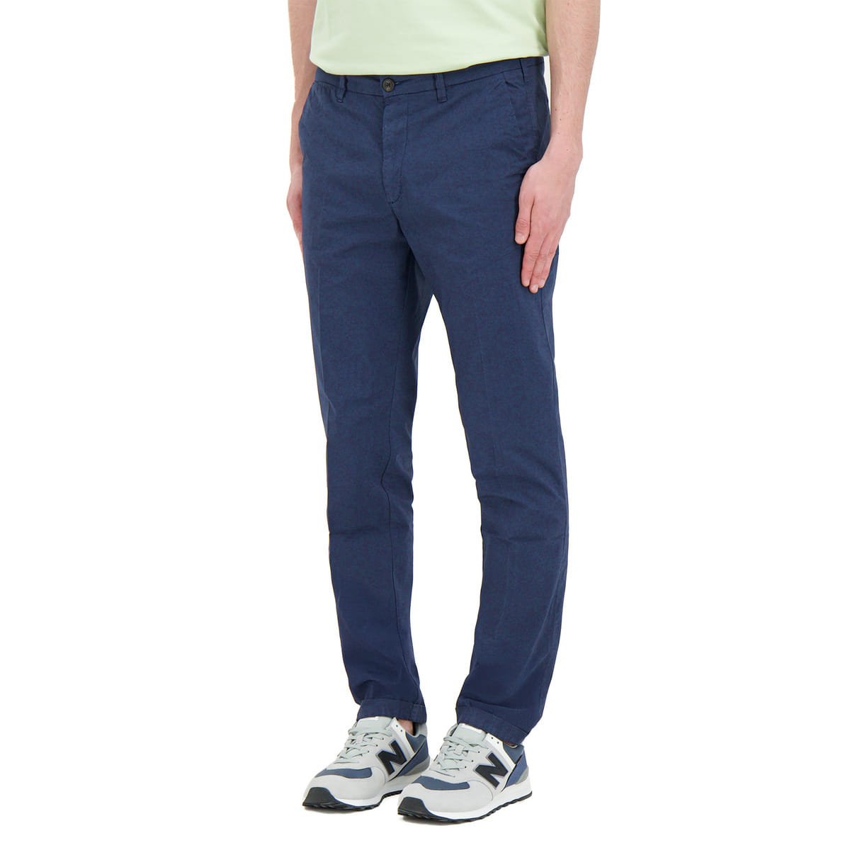PANTALONE CHINO IN POPLINE STRETCH LENNY