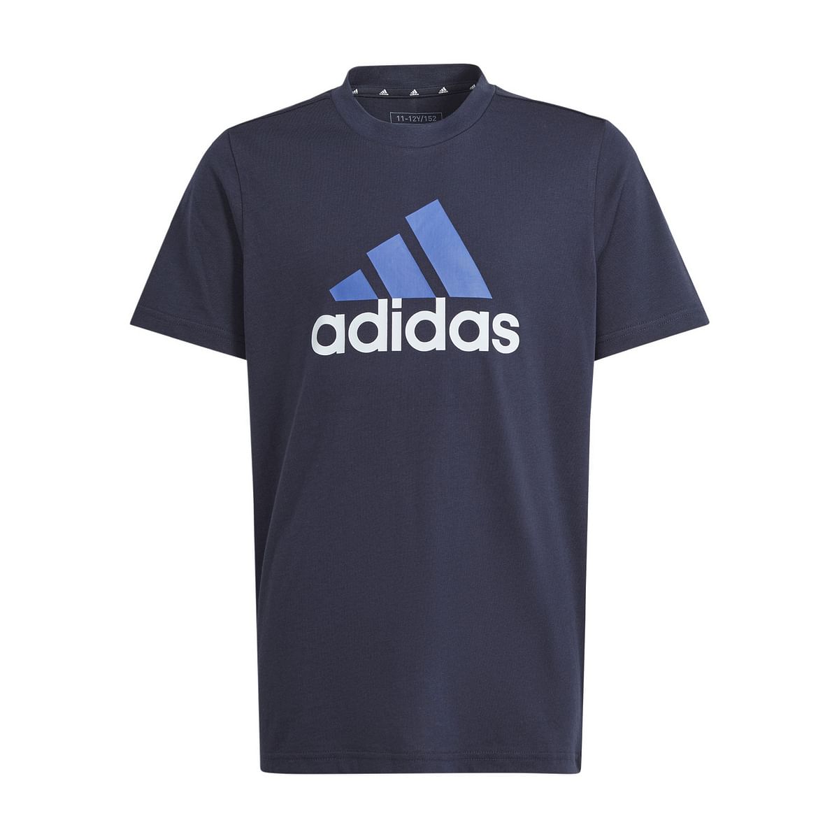 ADIDAS T SHIRT LOGO BICOLOR BAMBINO 047730601 BLK BLACK RED Maglia Abbigliamento Bambino Moda
