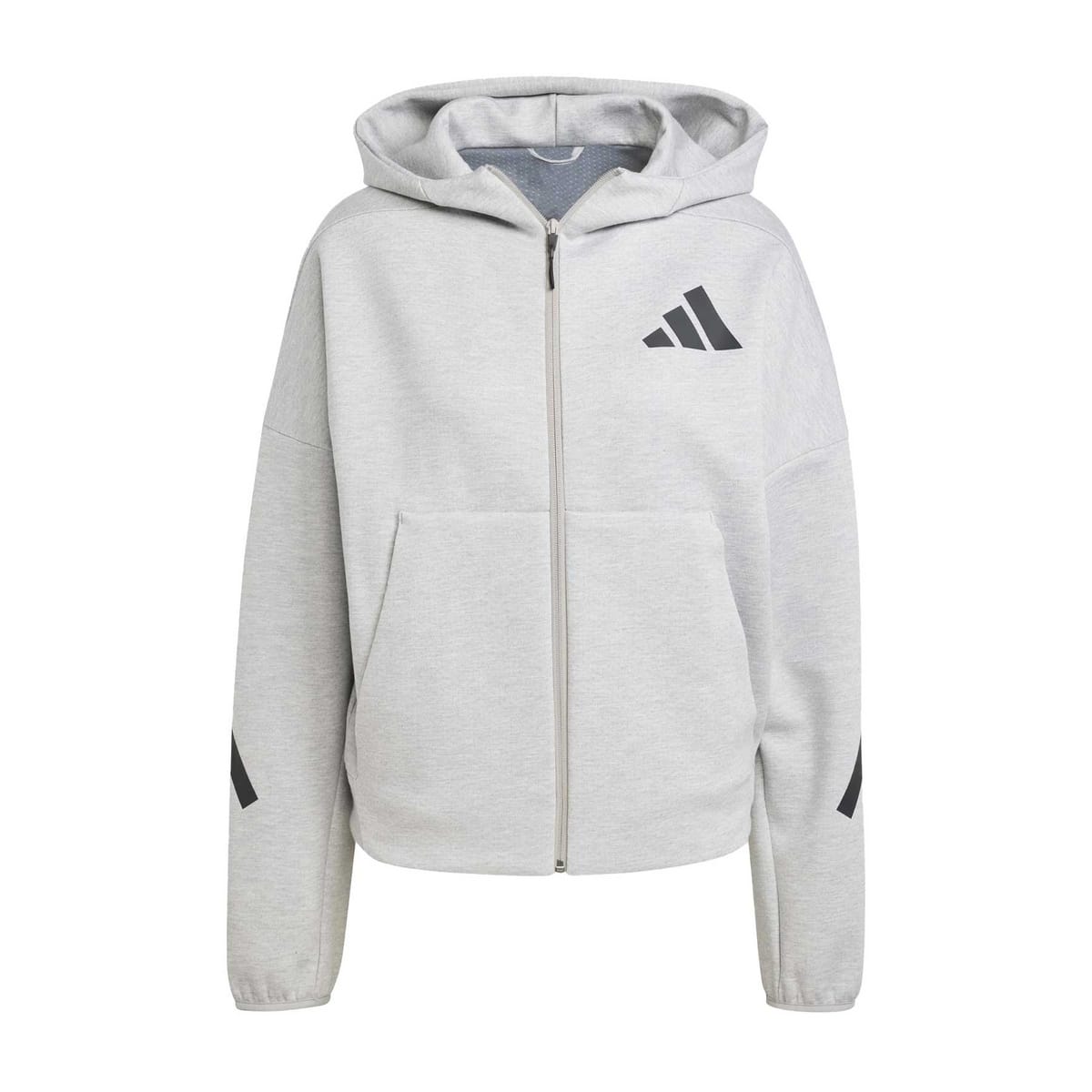 FELPA FULL ZIP CON CAPPUCCIO Z.N.E. DONNA
