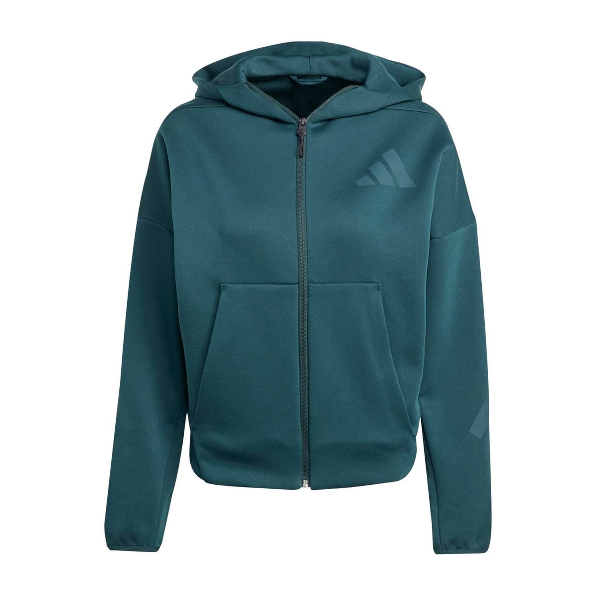 FELPA FULL ZIP CON CAPPUCCIO Z.N.E. DONNA