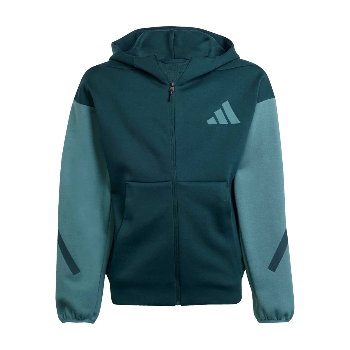 FELPA FULL ZIP CON CAPPUCCIO Z.N.E. BAMBINO