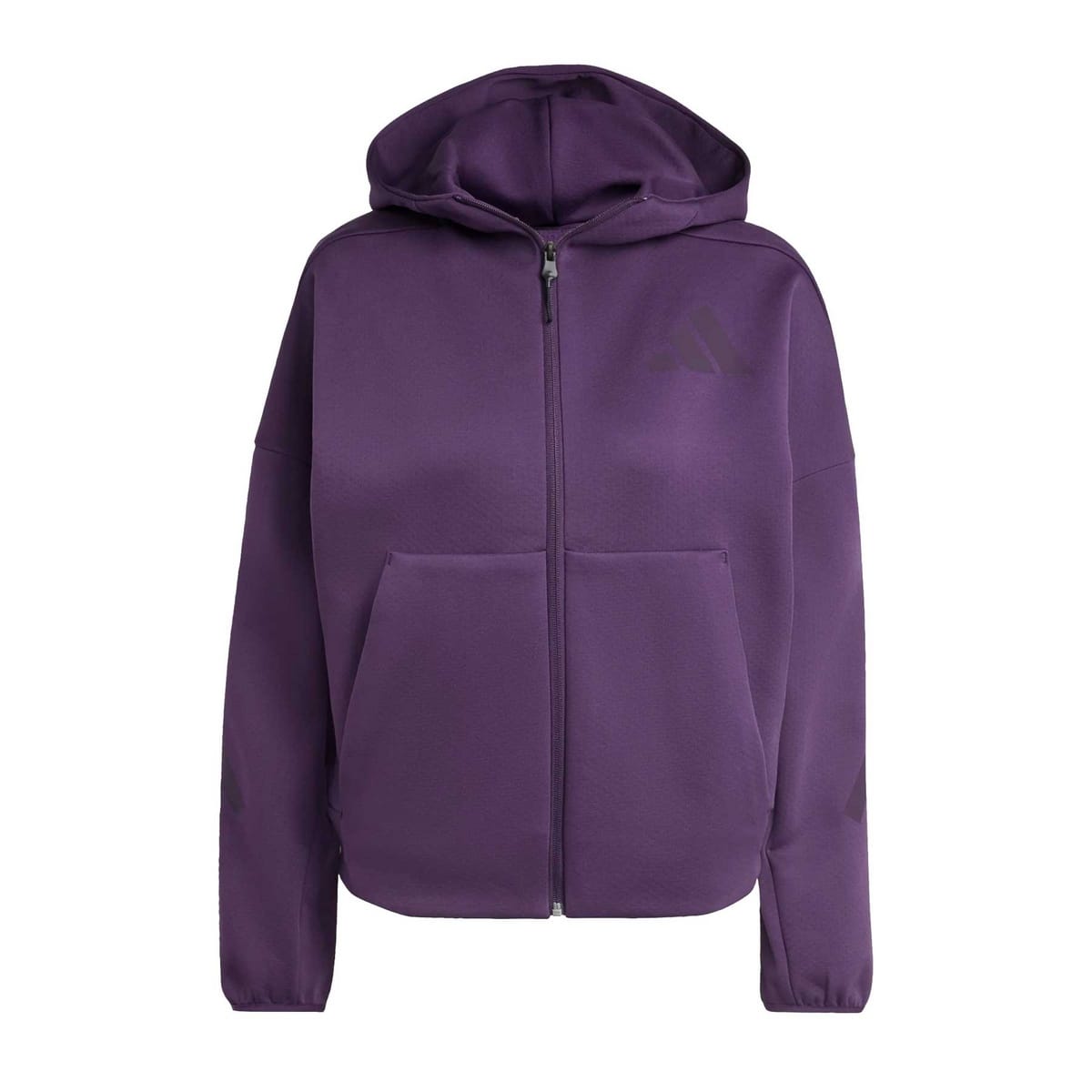 FELPA FULL ZIP CON CAPPUCCIO Z.N.E. DONNA