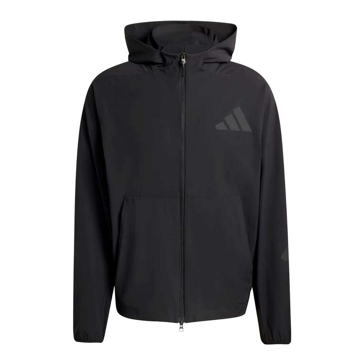 FELPA FULL ZIP CON CAPPUCCIO Z.N.E. WOVEN