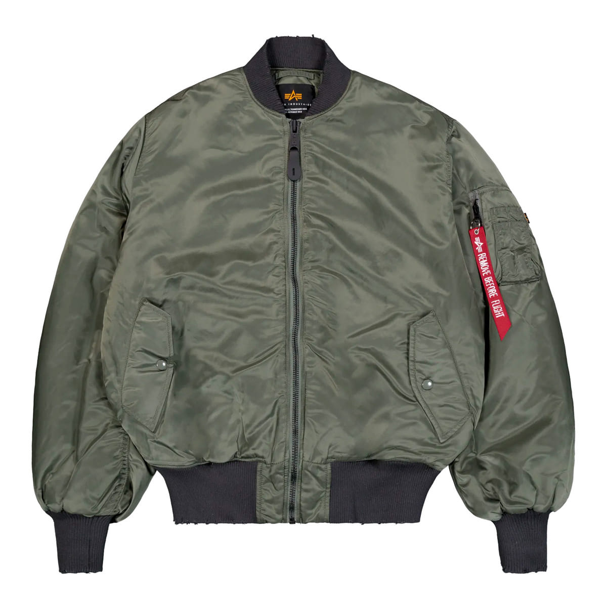 BOMBER MA1 DISTRESSED