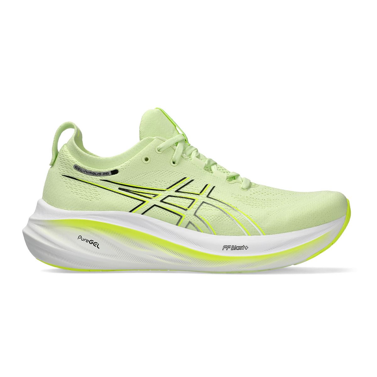 ASICS GEL NIMBUS 26 049454501 301 COOL MATCHA WHI A3 max ammortizzamento Scarpe Running Sport