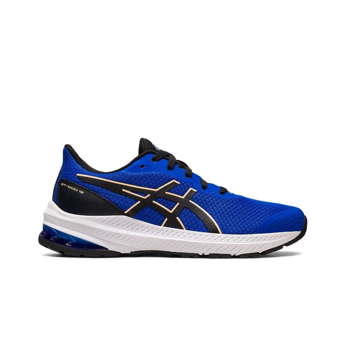 ASICS GT 1000 12 BAMBINO 047780401 402 ILLUSION BLUE B A4 stabili Scarpe Running Sport