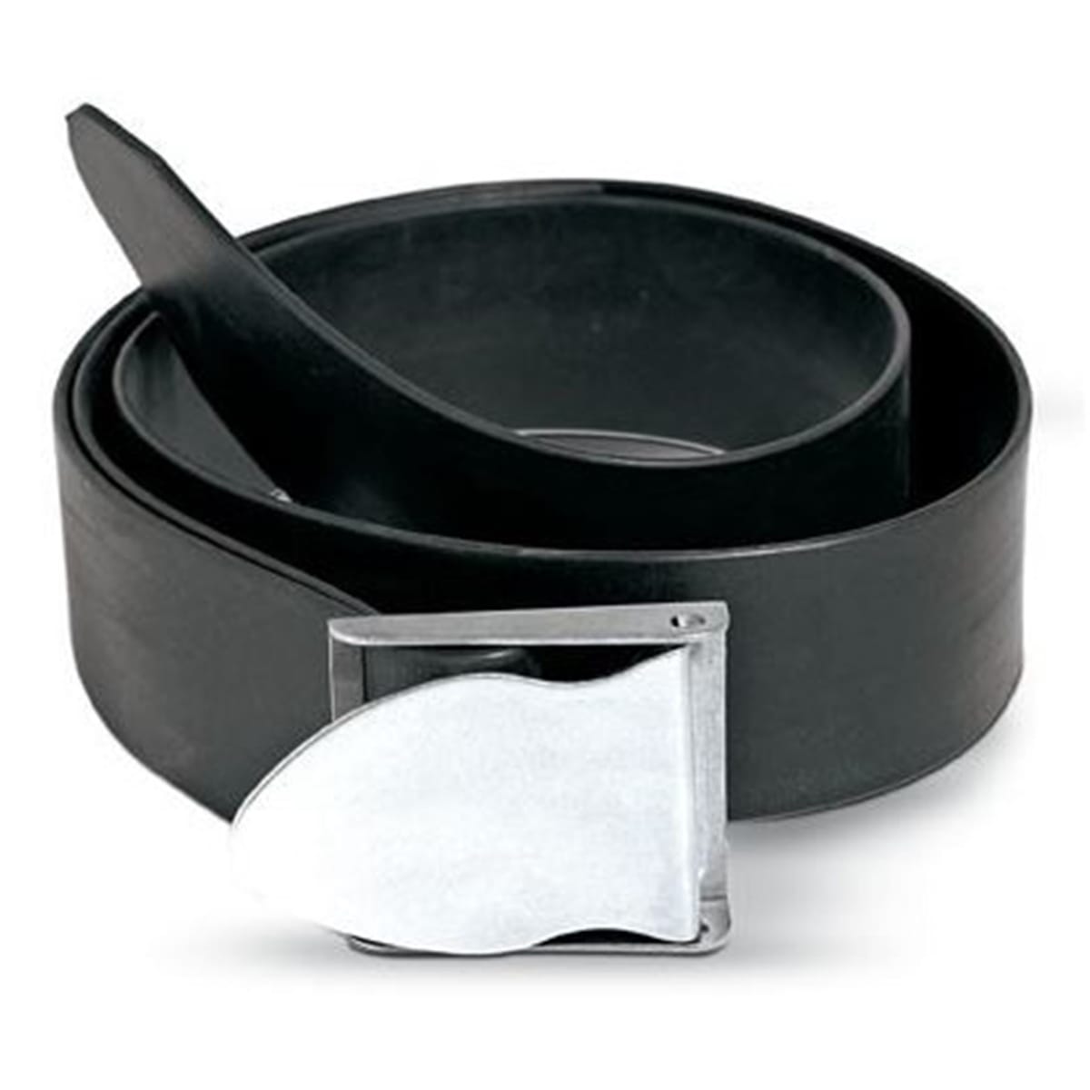 cintura gomma nera f/inox