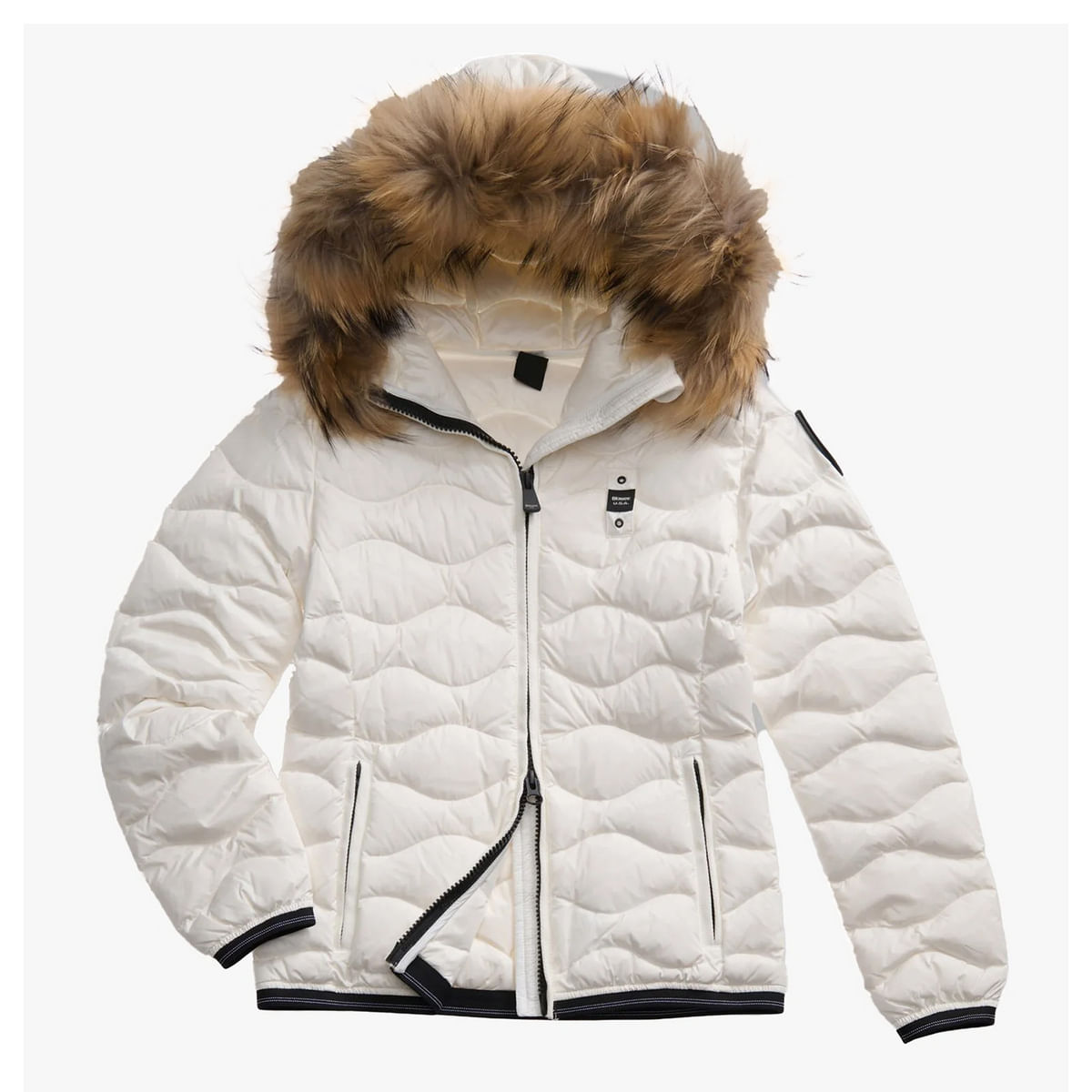 PIUMINO CAPPUCCIO ONDINA PELLICCIA ALDIE DONNA