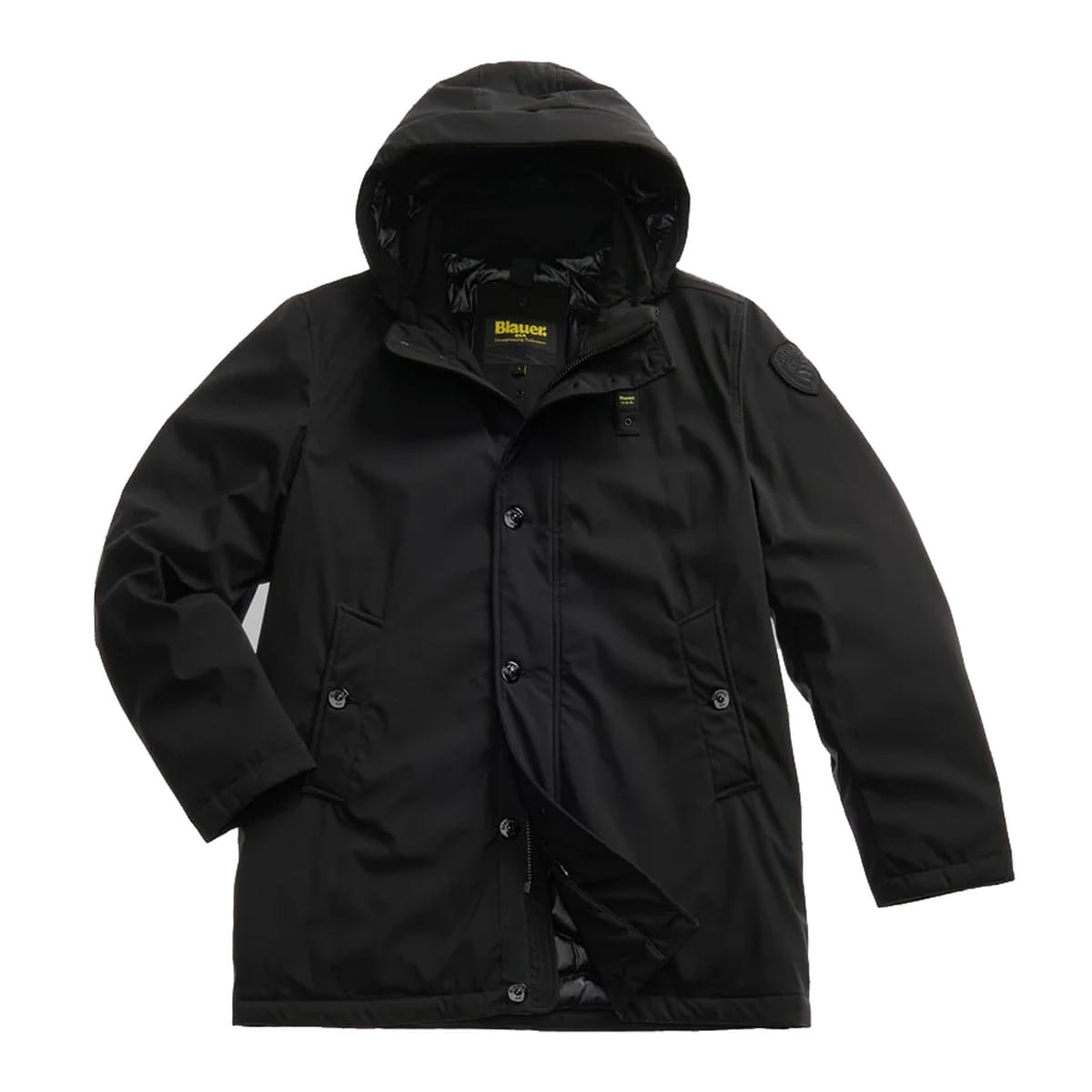 Blauer Para Hombre. 25WBLUK03142 Parka Con Capucha ExtraíBle Chester Negro (L), Casual, PoliéSter
