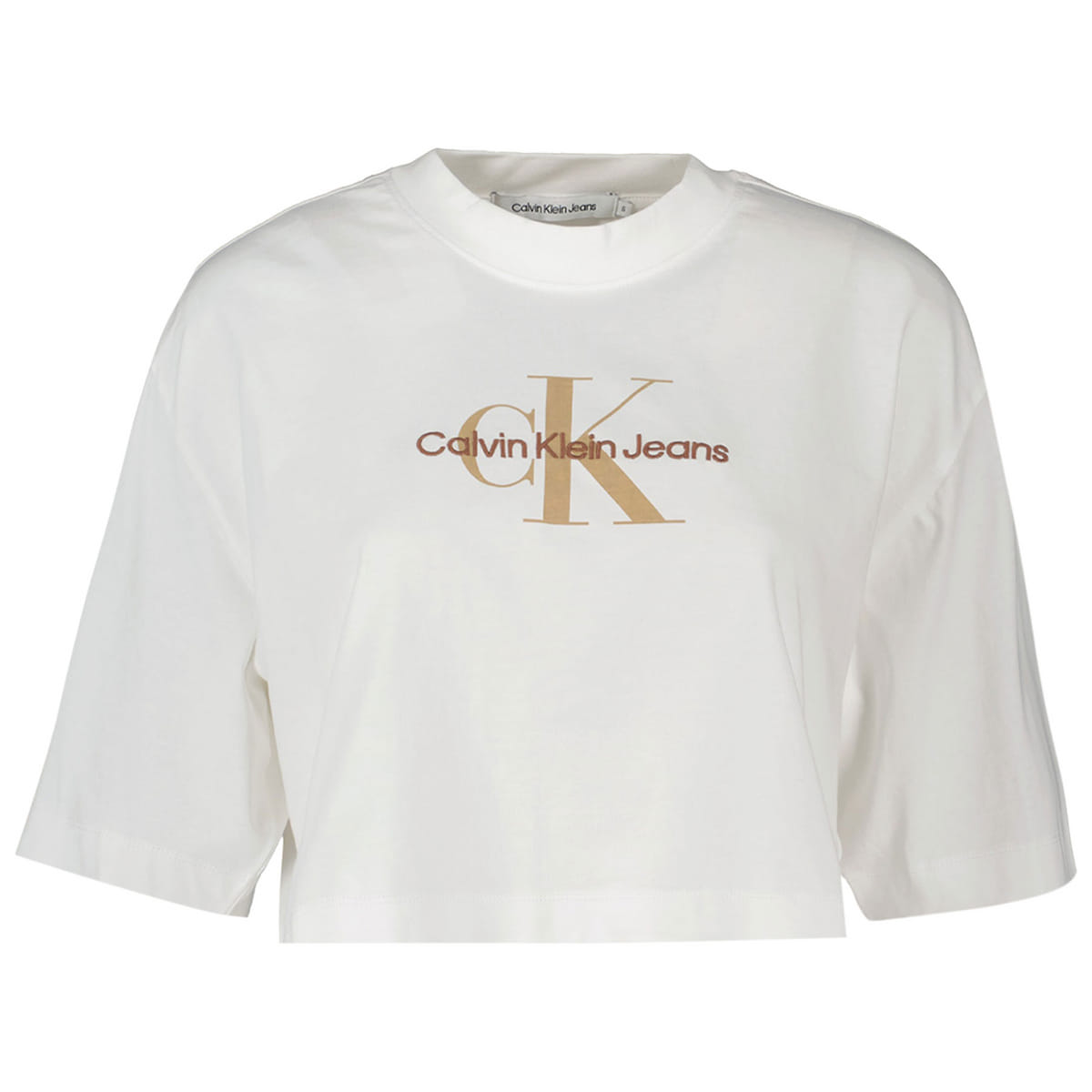 T-SHIRT CROPPED OVER LOGO DONNA