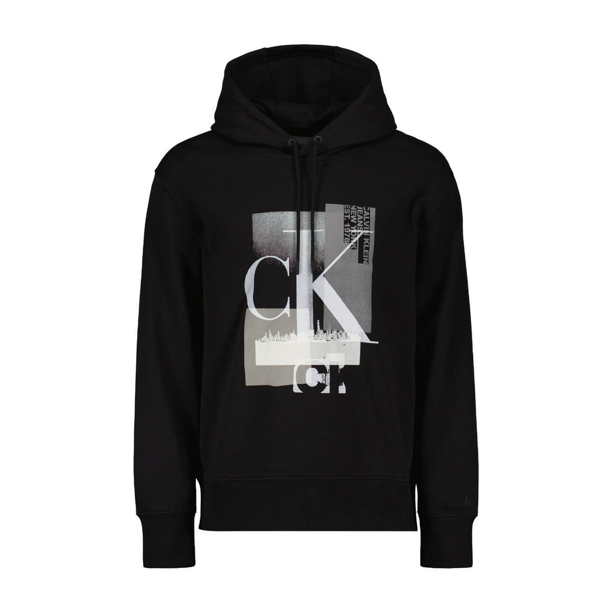 FELPA CON CAPPUCCIO LOGO LANDSCAPE