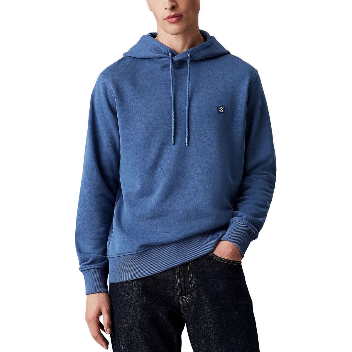 FELPA CON CAPPUCCIO PATCH LOGO