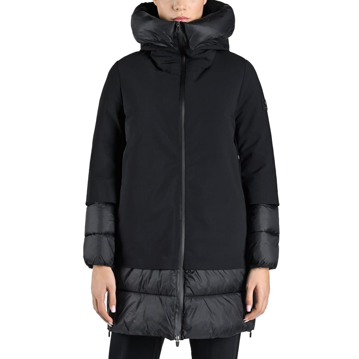 PIUMINO LUNGO CON CAPPUCCIO B MAT BECANCOUR DONNA