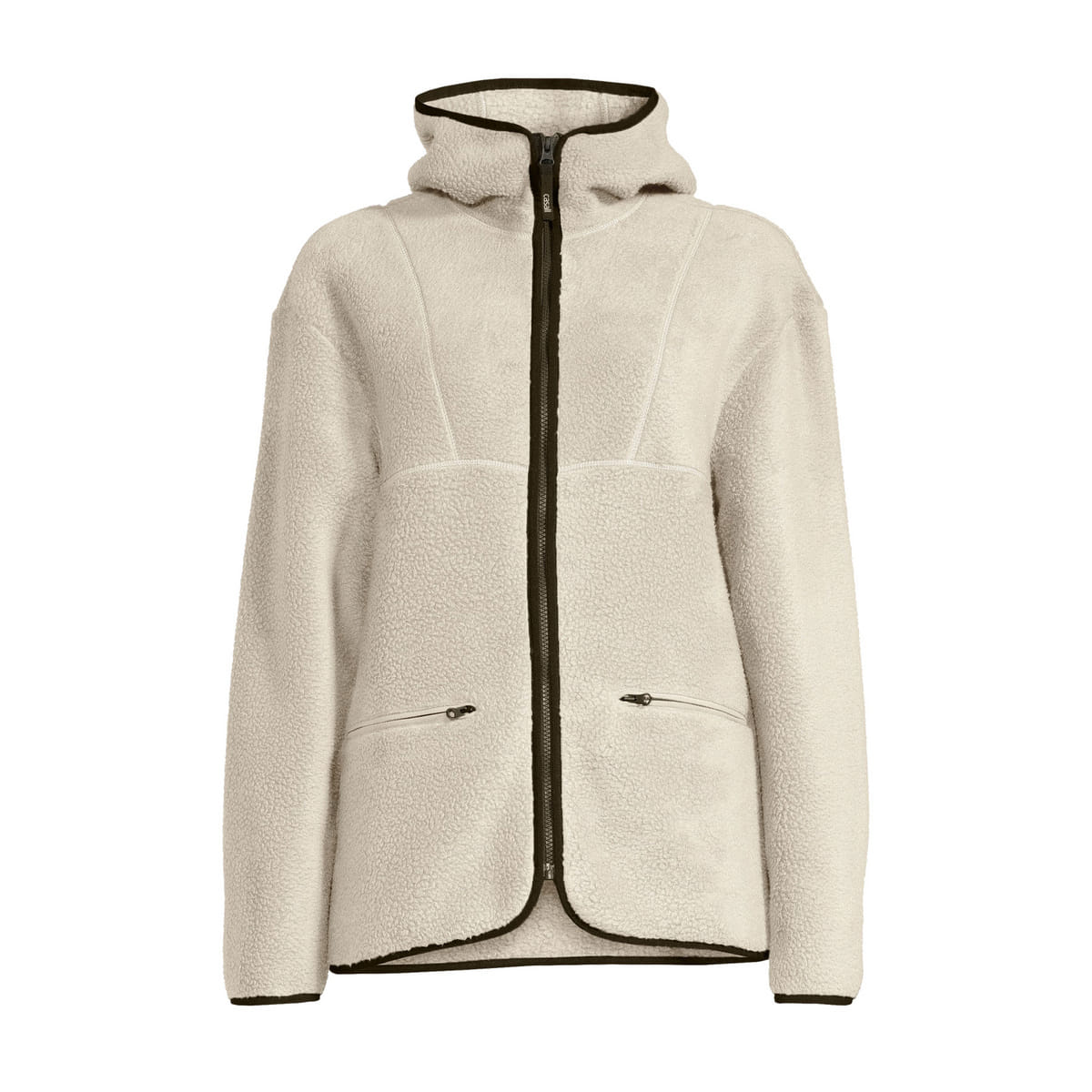 PILE FULL ZIP CON CAPPUCCIO DONNA