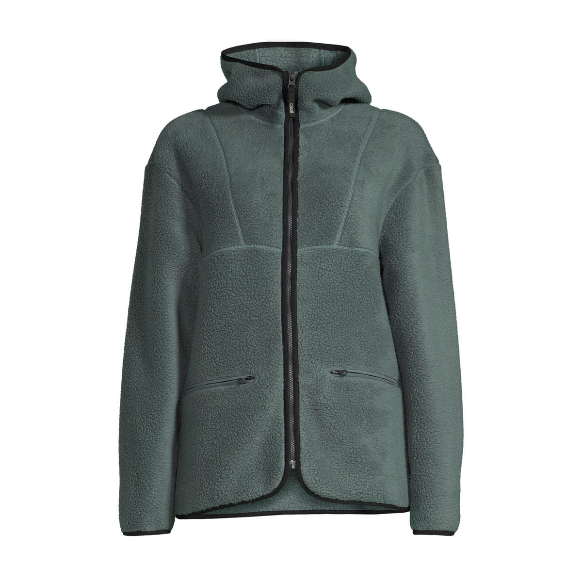 PILE FULL ZIP CON CAPPUCCIO DONNA
