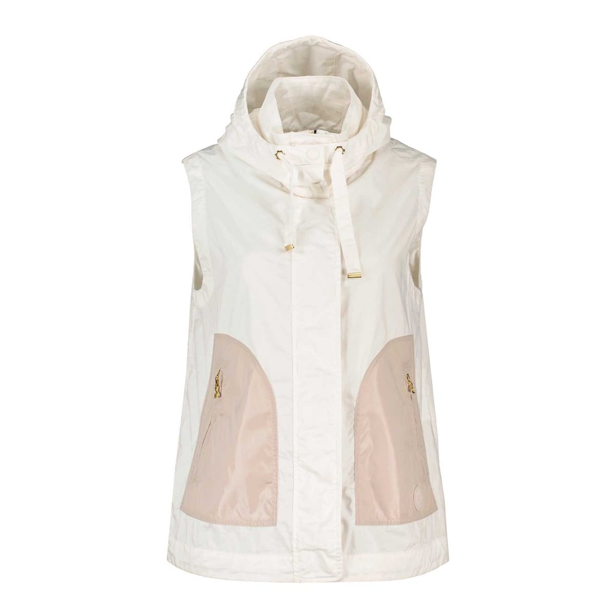 GILET CON CAPPUCCIO STACCABILE DONNA