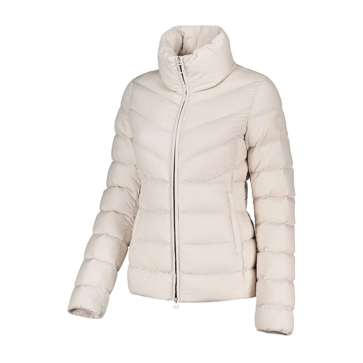 PIUMINO COLLO ALTO TESSUTO MANO PESCA DONNA