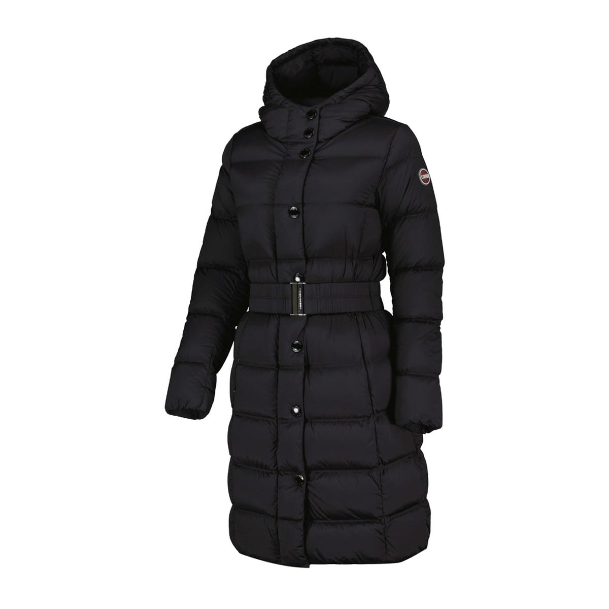 PIUMINO LUNGO CON CINTURA DONNA