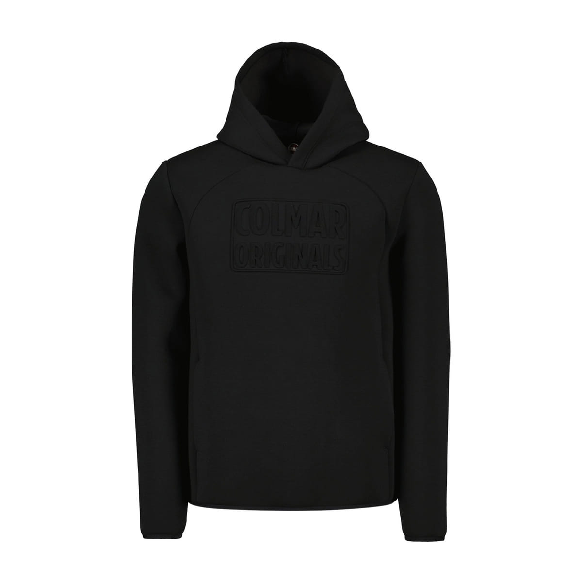 FELPA CAPPUCCIO LOGO IN RILIEVO