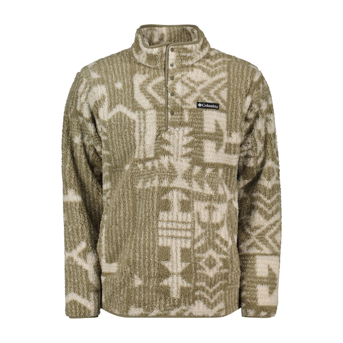 PILE SHERPA HALF SNAP RUGGED RIDGE