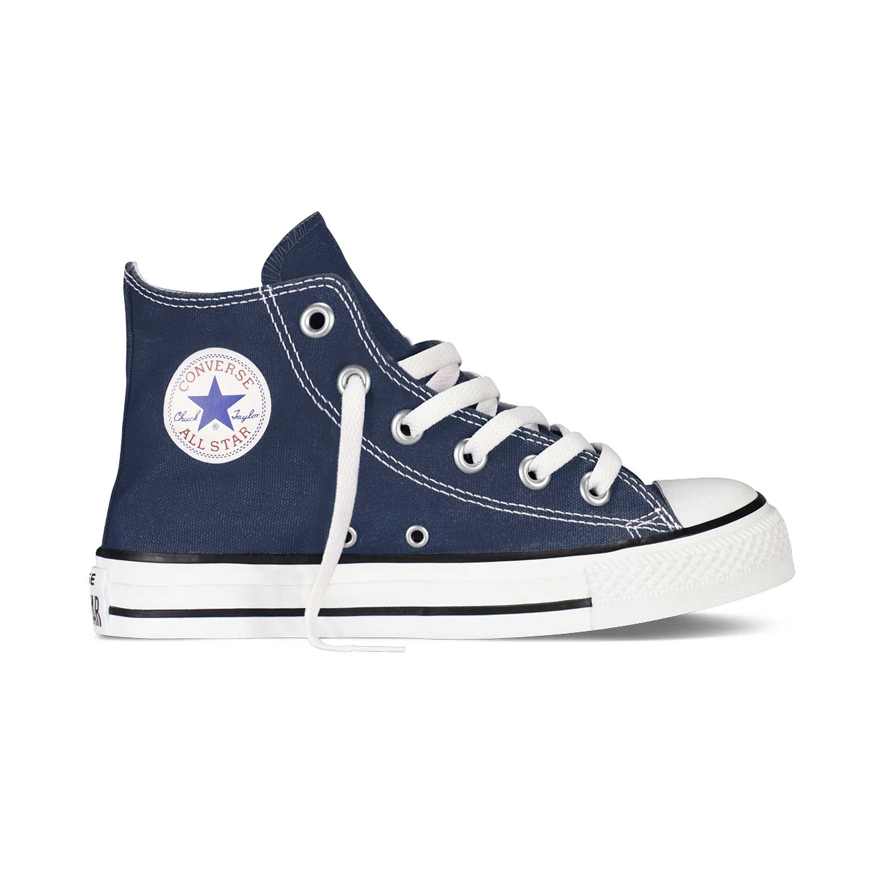CONVERSE CHUCK TAYLOR ALL STAR HI BIANCHE BAMBINO 017353601 OPTW OPTICAL WHITE Tutte Sneaker Scarpe