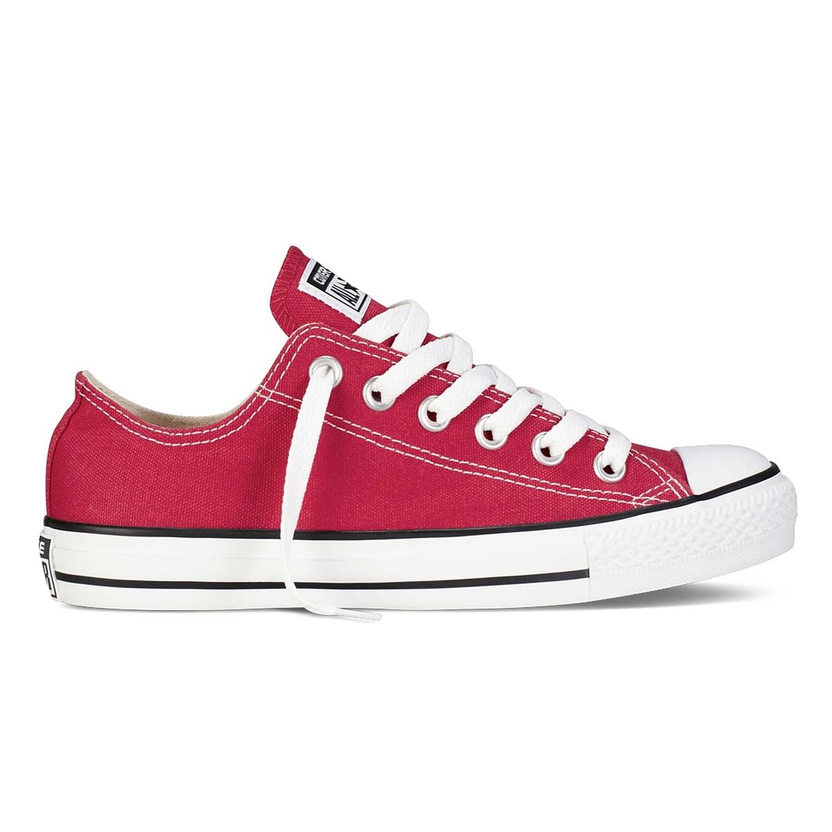 All star basse rosse best sale