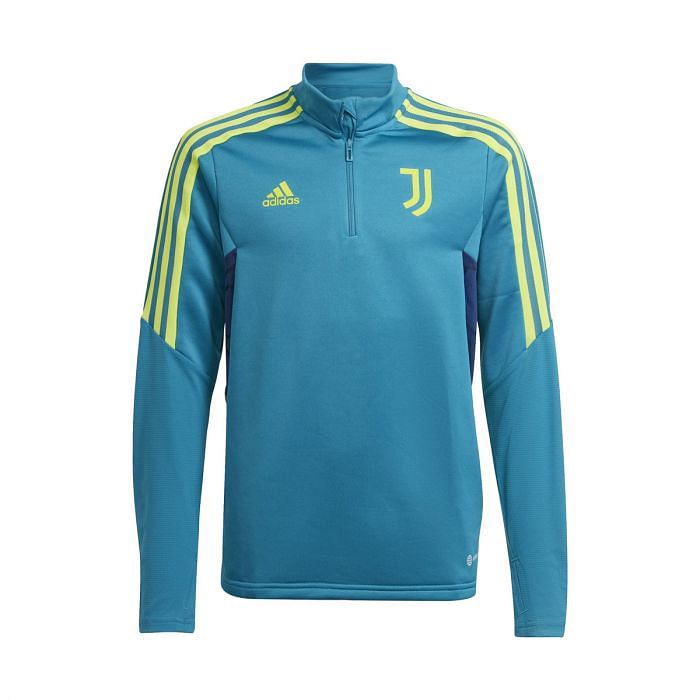 ADIDAS FELPA ALLENAMENTO JUVENTUS BAMBINO 045483001 TEAL ACTIVE TEAL Felpe Squadre Calcio Sport