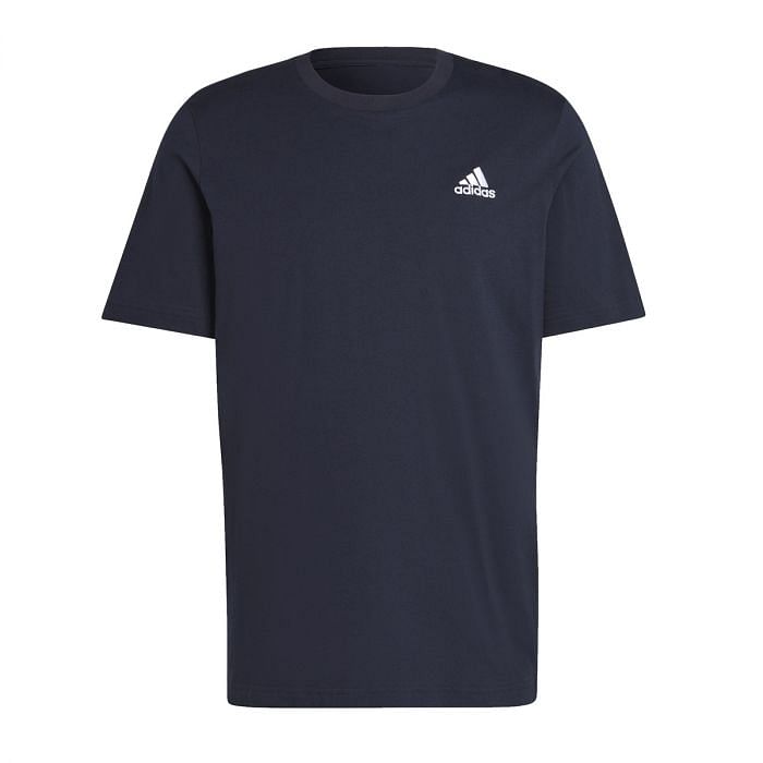 ADIDAS T SHIRT SMALL LOGO 047050401 BLU BLUE Maglie Sport Style Uomo Moda