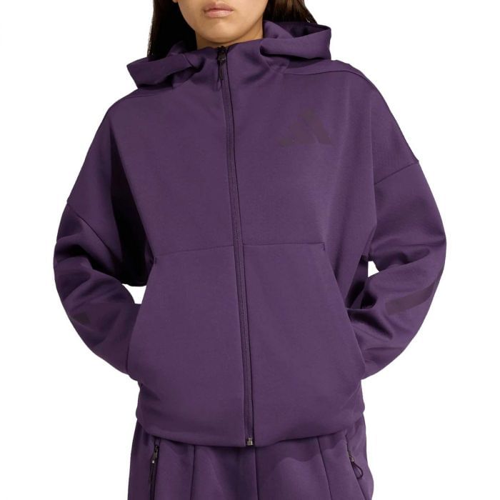 ADIDAS - FELPA FULL ZIP CON CAPPUCCIO Z.N.E. DONNA