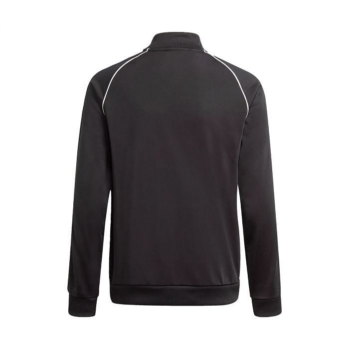 ADIDAS ORIGINALS FELPA FULL ZIP ADICOLOR SST BAMBINO 043075601 BLK BLACK WHITE Felpe Abbigliamento Bambino Moda
