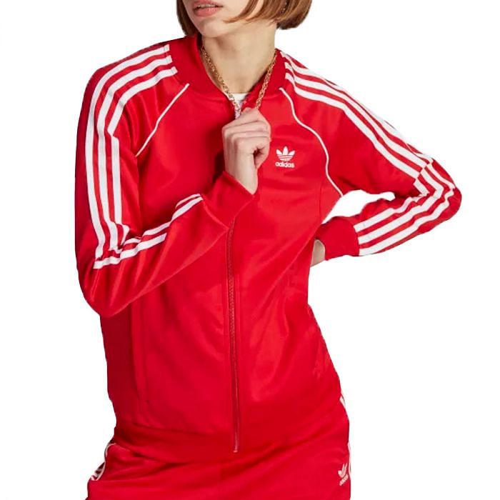 Felpa adidas donna rossa discount