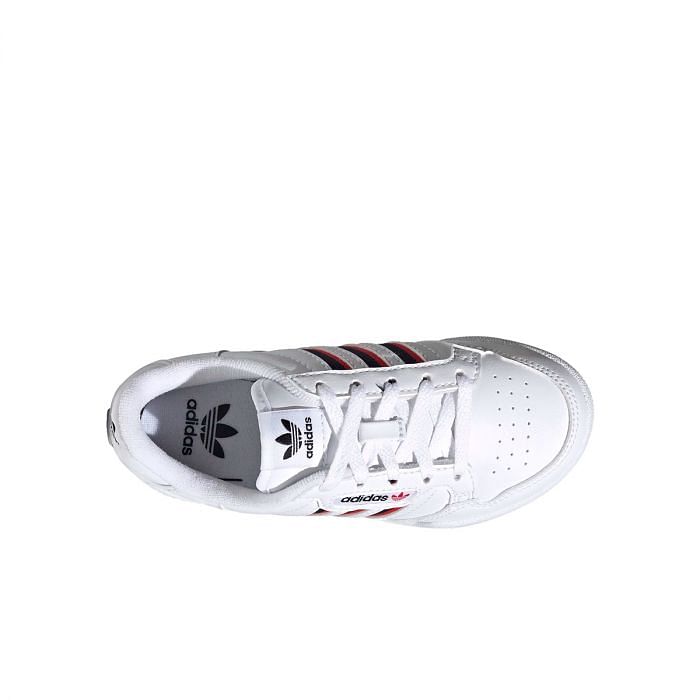 ADIDAS ORIGINALS CONTINENTAL 80 STRIPES BAMBINO 043062101 WHNA FTWR WHITE COLL Tutte Sneaker Scarpe