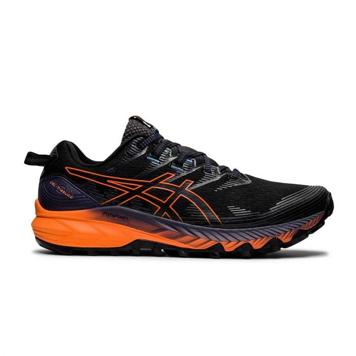 ASICS GEL TRABUCO 10 044036701 001 BLACK SHOCKING Scarpe Trail Running Running Sport