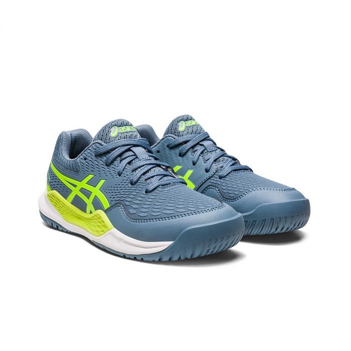 ASICS GEL RESOLUTION 9 BAMBINO 046680101 400 STEEL BLUE HAZA Tutte le superfici Scarpe Tennis Sport