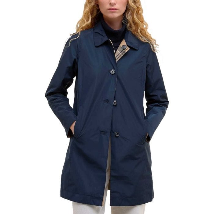 BARBOUR TRENCH REVERSIBILE BABBITY DONNA 050547501_NY93 BLU