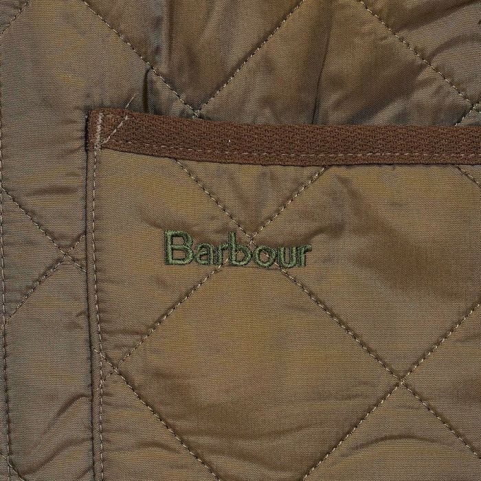 BARBOUR GILET POLARQUILT 043468701_OL91 OLIVE VERDE