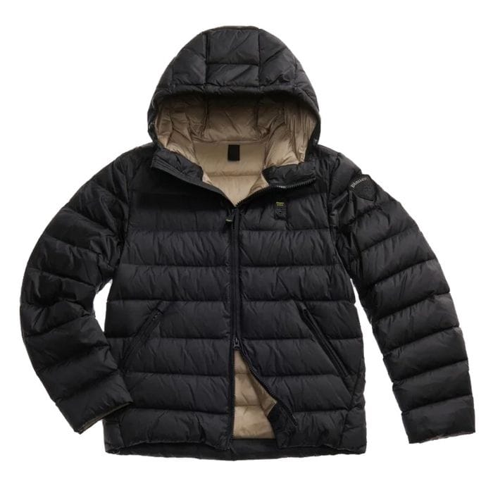 BLAUER PIUMINO CON CAPPUCCIO ACTON 051398601_999 NERO