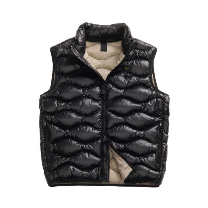 BLAUER PIUMINO AD ONDE SMANICATO DANNY 051399801_999 NERO