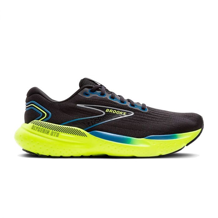 BROOKS GLYCERIN GTS 21 049807501 069 069 BLACK BLUE A4 stabili Scarpe Running Sport