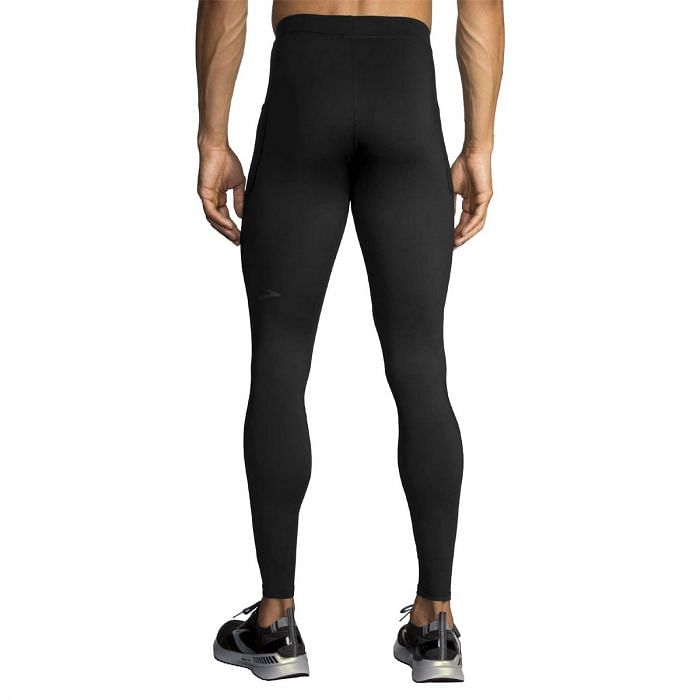 BROOKS LEGGINGS SOURCE 047783601 BLK 001 BLACK Pantaloni Abbigliamento Running Sport