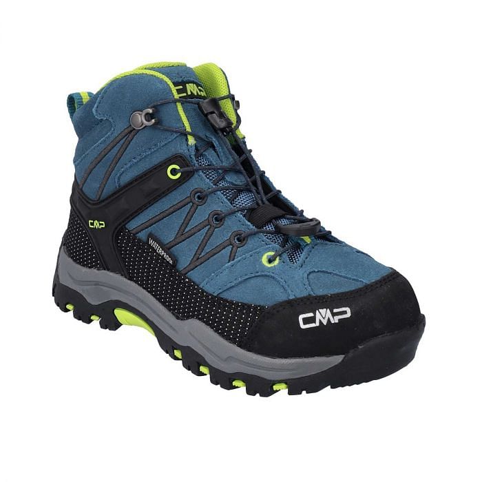 CMP RIGEL MID WATERPROOF BAMBINO 047043501 18MM DEEP LAKE ACIDO Trekking Alte Scarpe Montagna Sport