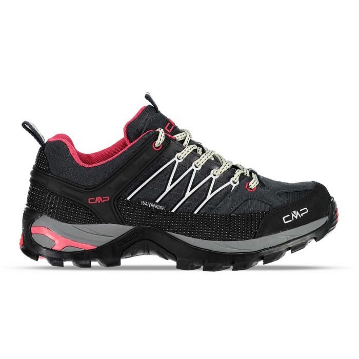 CMP RIGEL LOW WATERPROOF DONNA 045257901 76UC GREY FUXIA Trekking Basse Scarpe Montagna Sport