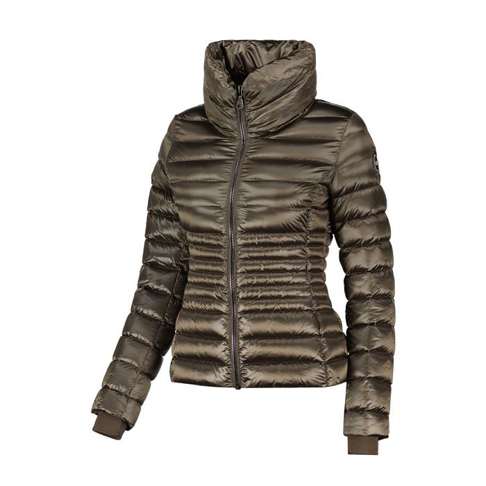 COLMAR ORIGINALS PIUMINO COLLO ALTO RECYCLED DONNA 047984601 06 DARK COFFE Piumini Giacconi Donna Moda