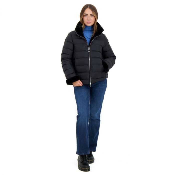 COLMAR ORIGINALS PIUMINO REVERSIBILE IN ECOPELLICCIA DONNA