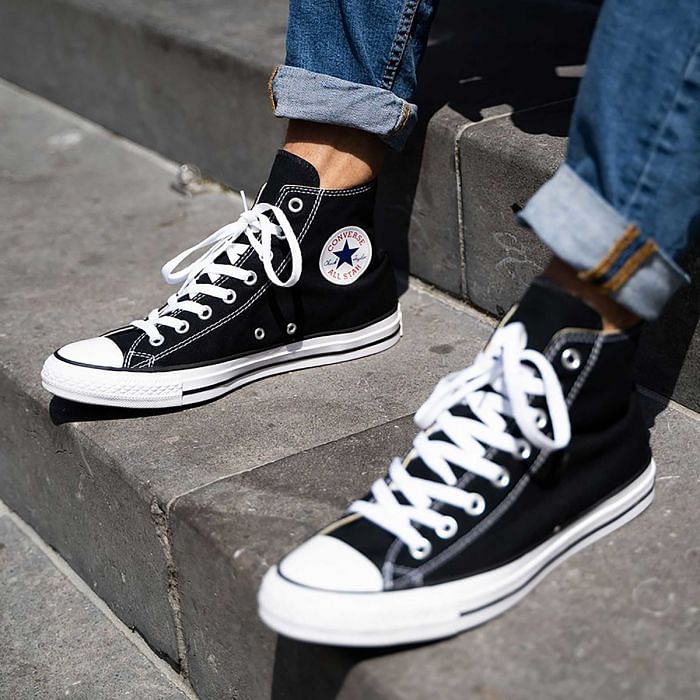 CONVERSE CHUCK TAYLOR ALL STAR HI NERE 013522901 BLK BLACK Tutte Sneaker Scarpe
