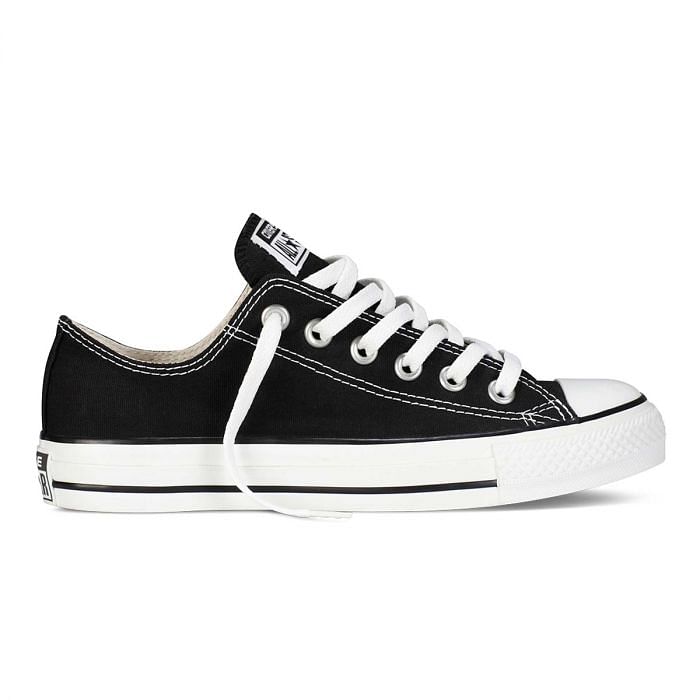 CONVERSE CHUCK TAYLOR ALL STAR OX NERE 015323701 BLK BLK Tutte Sneaker Scarpe